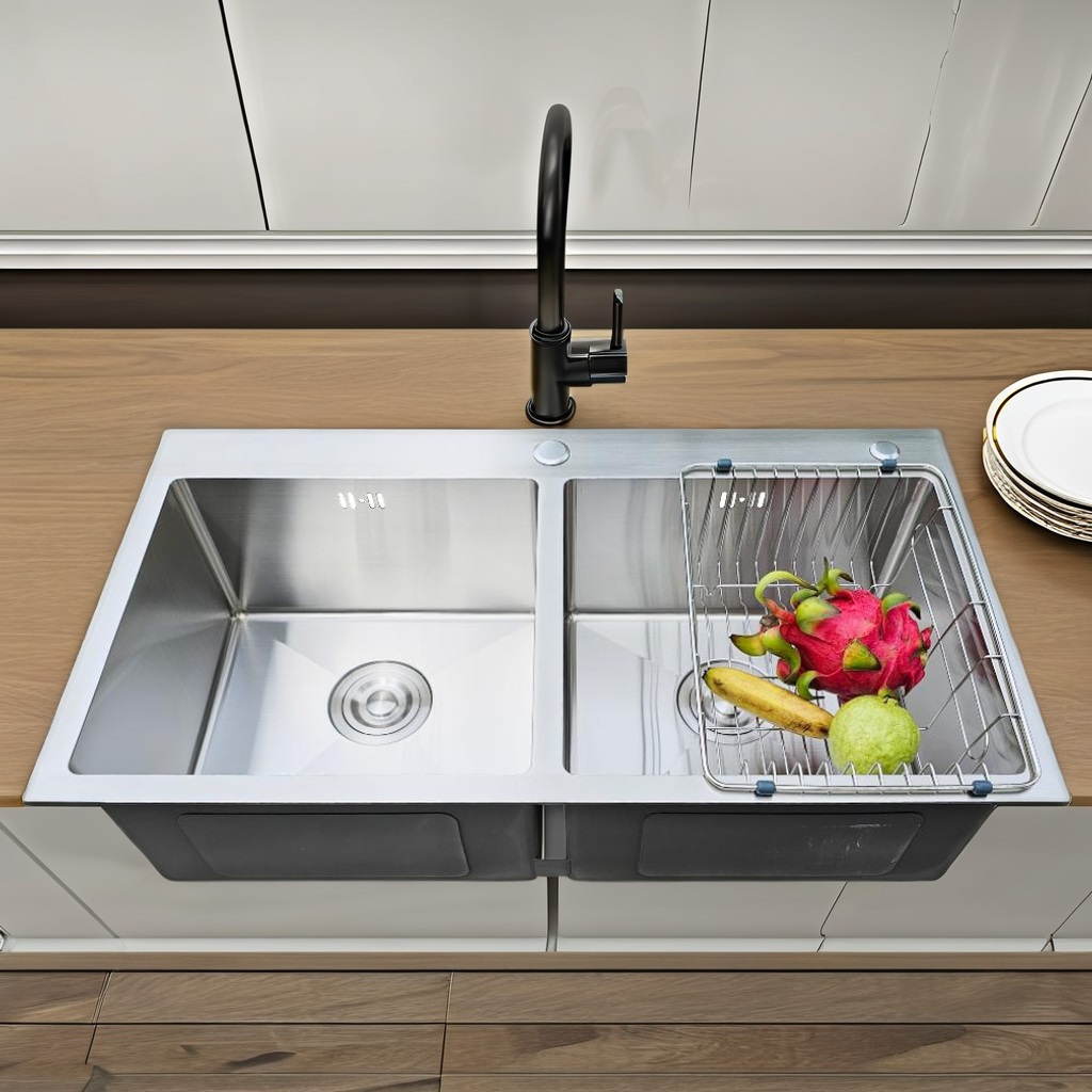 Chậu 2 hố cân EM 8548 - Image 2