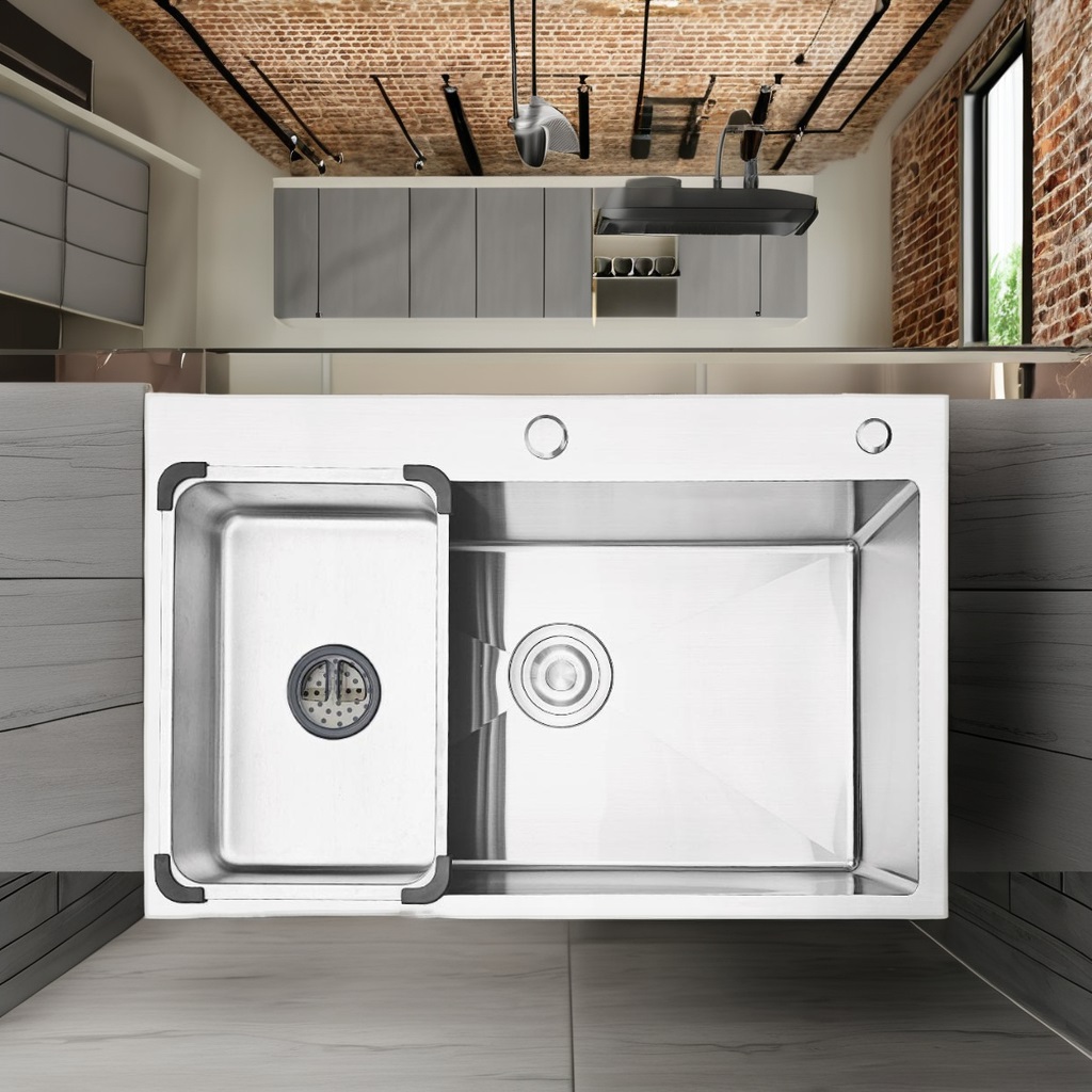 Chậu rửa bát 1 hố EM 7046 - Image 3