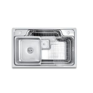 Chậu đơn VP 780 (Inox 304 chống xước)